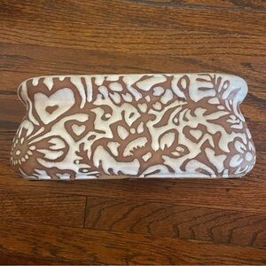 Anthropologie clay garden vase/pot
